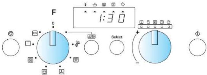 F 1:30 AUTO Select + -