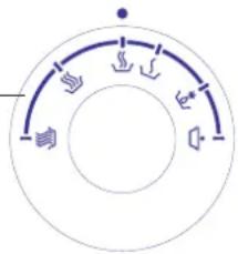DELONGHI MK 6610 - MAGNETRON INTENSITEIT INSTELKNOP - 1