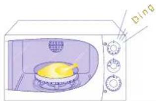 DELONGHI MK 6610 - HET AANZETTEN VAN DE OVEN MET DE FUNCTIE MAGNETRON + HETE LUCHTOVEN - 5