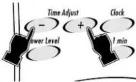 Time Adjust - + Clock Power Level 1 min