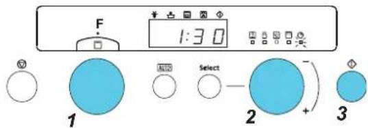 F 1:30 1 Select 2 + 3