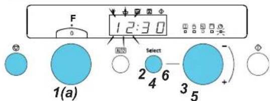 F 12:30 Select 2 4 6 3 5 1(a)