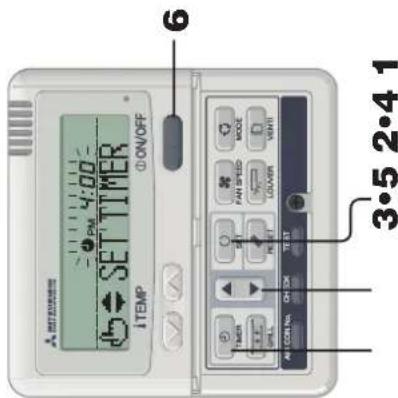 MITSUBISHI RC-E4 KX - OFF TIMERMODUS - 1