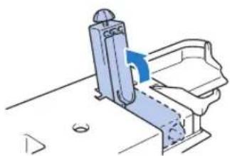 BROTHER NV-2035 - Vouw de poten onder aan de brede tafel uit. Trek de vier poten uit totdat deze vastklikken. - 1