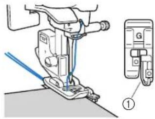 BROTHER NV-2030 - Overhandse steken naaien met overhandse steekvoet "G" - 9