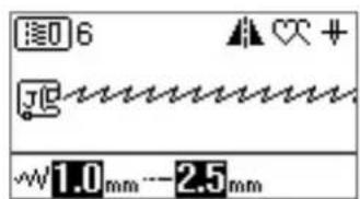 6 JG 1.0 mm -- 2.5 mm