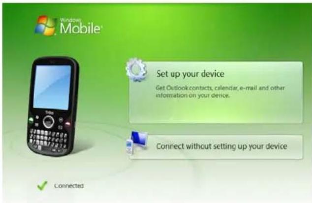 PALM Treo Pro 850 - Synchronisatie met het Windows Mobile Device Center - 2