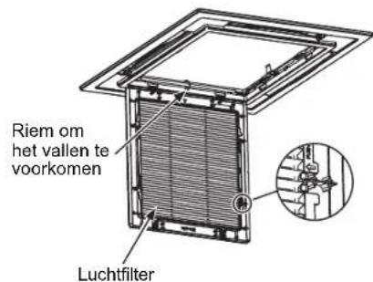 Riem om het vallen te voorkomen Luchtfilter