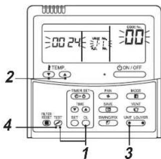 TOSHIBA RAV-SM1104UT-E - ■ Schakelaarcontrolefunctie van de afstandsbediening - 1