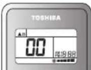 TOSHIBA RAS-107SAV - Instelling afstandsbediening B. - 1