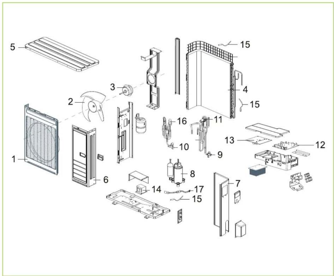 REMKO RXT 682 DC - Apparaatafbeelding buitenunit - 1