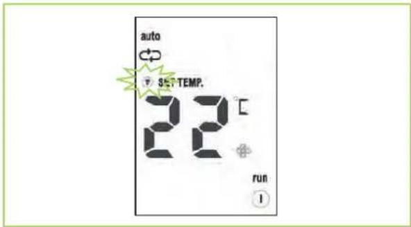 auto SST TEMP. 22 °C run ①