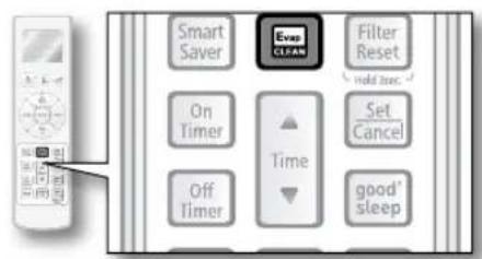 Smart Saver On Timer Off Timer Clean Filter Reset Set Cancel good' sleep