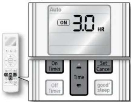 SAMSUNG AQV12E - Timer aan en Timer uit combineren - 2