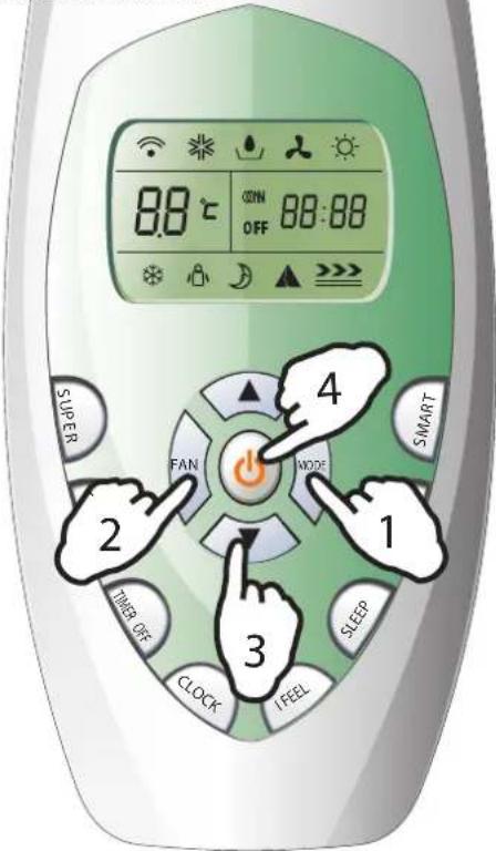 HISENSE AMD UX4SJD - Ingestelde temperatuur - 4