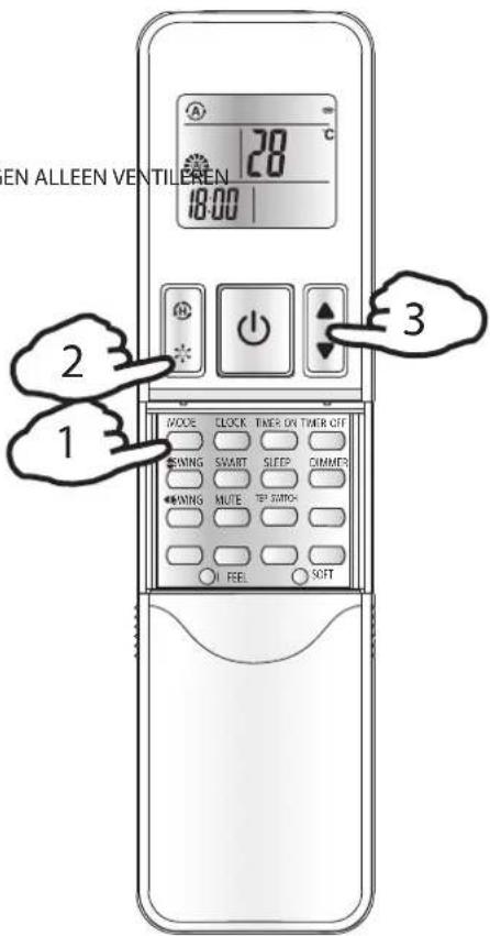 HISENSE AMD UX4SJD - Ingestelde temperatuur - 4