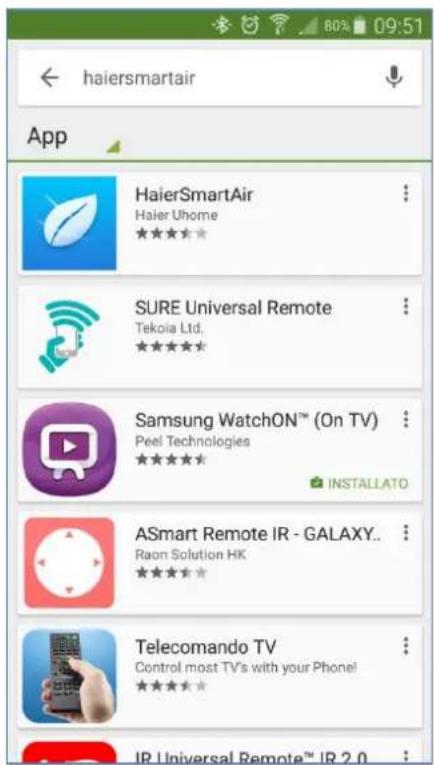 haiersmartair App HaierSmartAir Haier Uhome SURE Universal Remote Tekoia Ltd. Samsung WatchON™ (On TV) Peel Technologies INSTALLATO ASmart Remote IR - GALAXY.. Raon Solution HK Telecomando TV Control most TV's with your Phone! IR Universal Remote™ IR 2.0