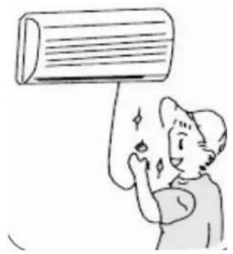 GREE GKH12K3FI-GUHD12NK3FO - Schakel de voeding uit bij langdurig niet gebruiken van de airconditioner. - 1
