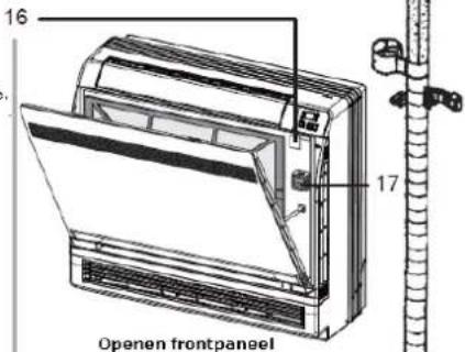 16 17 Openen frontpanel