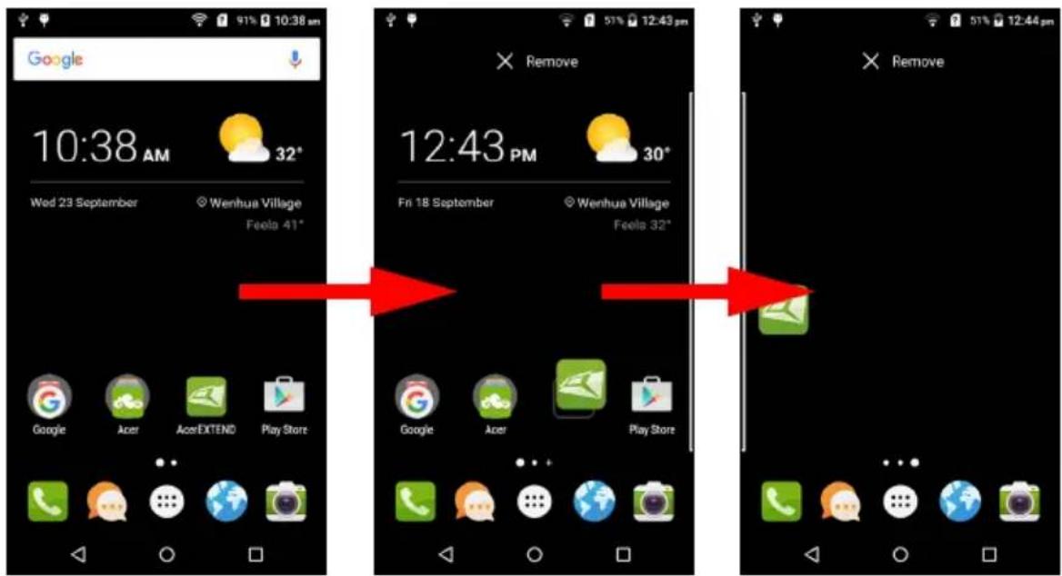 ACER Liquid Z530 S Duo - The extended Home screen - 1