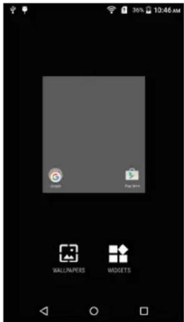 ACER Liquid Z530 S Duo - Adding and removing shortcuts and widgets - 1
