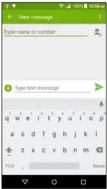 ACER Liquid Z530 S Duo - Creating a new message - 1