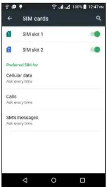 ACER Liquid Z530 S Duo - SIM Management - 1