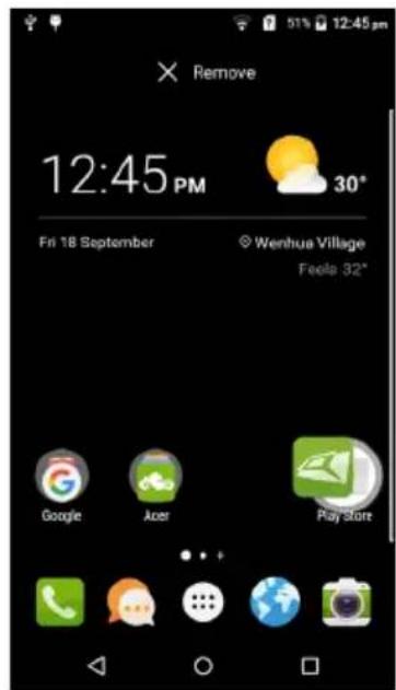 ACER Liquid Z530 S Duo - Adding or removing folders - 1