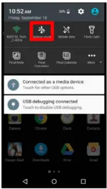 ACER Liquid Z530 S Duo - Turning Airplane mode on or off - 1