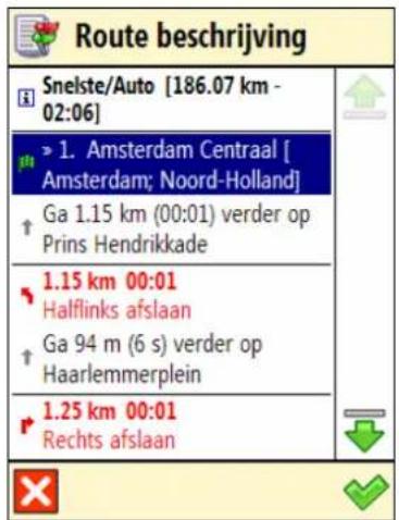 Route beschrijving Snelste/Auto [186.07 km - 02:06] » 1. Amsterdam Centraal [Amsterdam; Noord-Holland] Ga 1.15 km (00:01) verder op Prins Hendrikkade 1.15 km 00:01 Halflinks afslaan Ga 94 m (6 s) verder op Haarlemmerplein 1.25 km 00:01 Rechts afslaan
