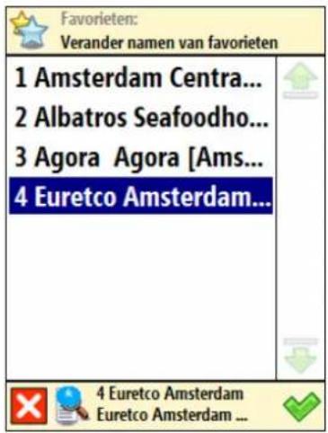 Favorieten: Verander namen van favorieten 1 Amsterdam Centra... 2 Albatros Seafoodho... 3 Agora Agora [Ams... 4 Euretco Amsterdam... 4 Euretco Amsterdam Euretco Amsterdam ...