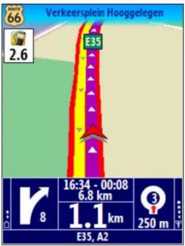 Verkeersplein Hooggelegen 2.6 E35 16:34 - 00:08 6.8 km 1.1 km 3 250 m E35, A2