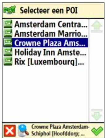 POI Selecteer een POI Amsterdam Centra... Amsterdam Marrio... Crowne Plaza Ams... Holiday Inn Amste... Rix [Luxembourg]... Crowne Plaza Amsterdam- Schiphol [Hoofddorp; ...]