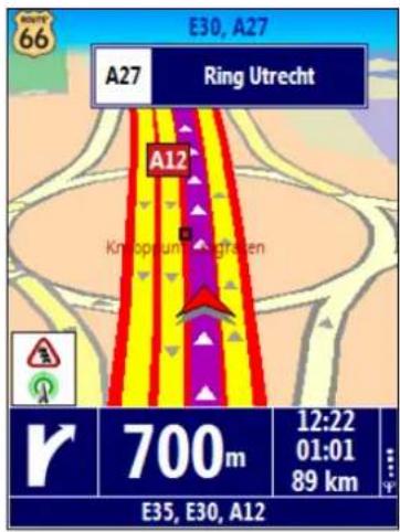 E30, A27 A27 Ring Utrecht A12 Knisopium Aufstraaten 700m 12:22 01:01 89 km E35, E30, A12