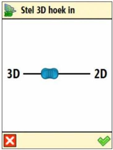 Stel 3D hoek in 3D —— 2D