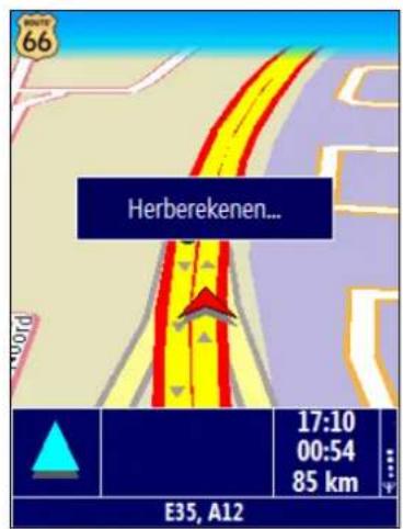 66 Herberekenen... 17:10 00:54 85 km E35, A12