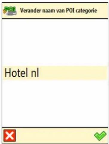 POI Verander naam van POI categorie Hotel nl × ✓