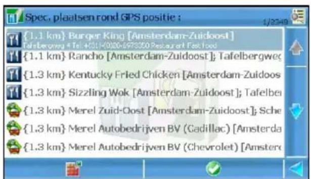 Spec. plaatsen rond GPS positie : 1/23-49 {1.1 km} Burger King [Amsterdam-Zuidoost] Tafelbergweg 4 Tel +011-0020-697350 Pescueerl Fok Food {1.1 km} Rancho [Amsterdam-Zuidoost]; Tafelbergweg {1.3 km} Kentucky Fried Chicken [Amsterdam-Zuidoos {1.3 km} Sizzling Wok [Amsterdam-Zuidoost]; Tafelbei {1.3 km} Merel Zuid-Oost [Amsterdam-Zuidoost]; Sche {1.3 km} Merel Autobedrijven BV (Cadillac) [Amsterda {1.3 km} Merel Autobedrijven BV (Chevrolet) [Amsterda