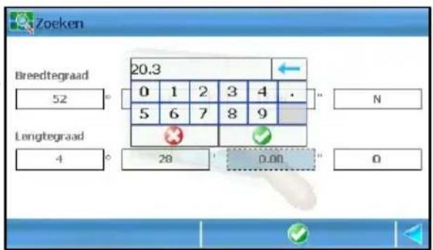 Zoeken Breedtegraad 52 20.3 0 1 2 3 4 . 5 6 7 8 9 Longtegraad 4 28 0.00 N 0