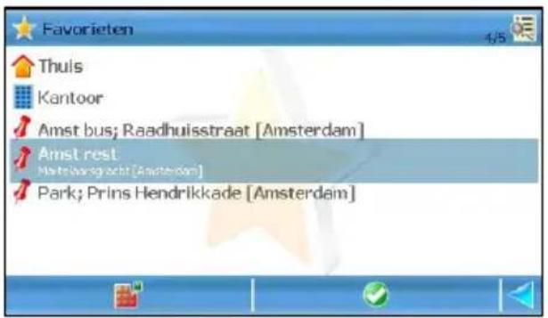 Favorieten Thuis Kantoor Amst bus; Raadhuisstraat [Amsterdam] Amst rest Matrikorsgrocht [Amsterdam] Park; Prins Hendrikkade [Amsterdam]