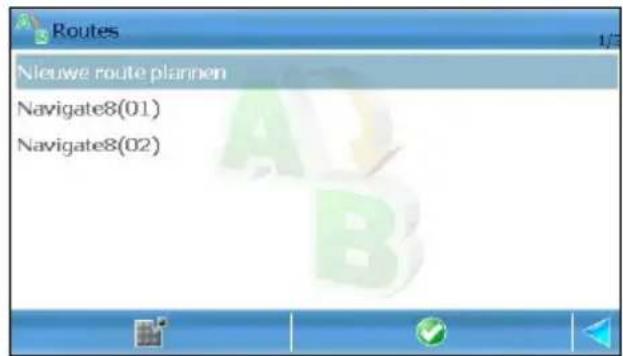 Routes Nieuwe route plannen Navigate8(01) Navigate8(02)