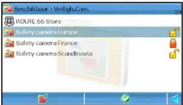 Beschikbaar - Veiligh.Cam. ROUTE 66 Store Safety camera Europe Safety camera France Safety camera Scandinavia