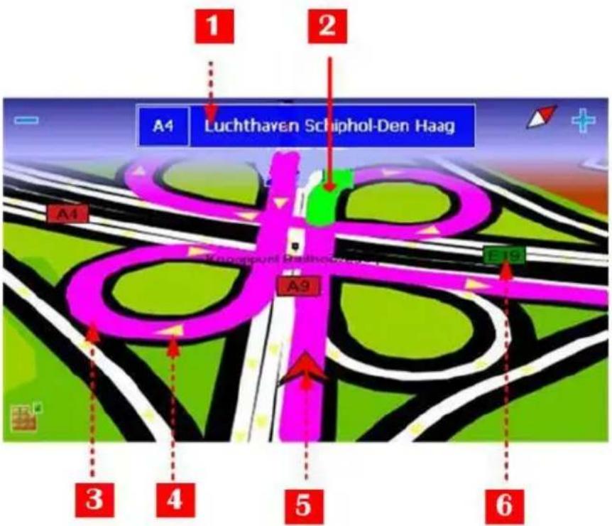 1 2 A4 Luchthaven Schiphol-Den Haag A1 A9 E9 3 4 5 6