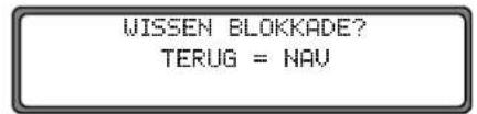 WISSEN BLOKKADE? TERUG = NAV