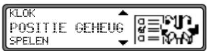 KLOK POSITIE GEHEUG SPELEN
