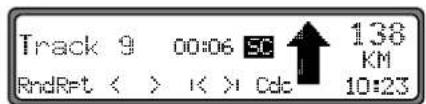 Track 9 00:06 50 ↑ 138 RndRft < > K > Cdc KM 10:23
