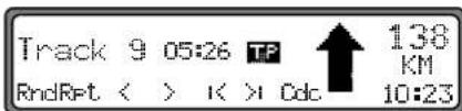Track 9 05:26 TF RndRet < > K > Cdc 138 KM 10:23