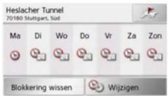 Heslacher Tunnel J0180 Stuttgart, Süd Ma Di Wo Do Vr Za Zon Blokkering wissen Wijzigen