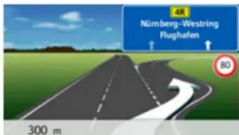 BECKER Traffic Assist Z 215 - Kaartweergave met Junction View - 1
