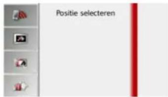 Positie selecteren